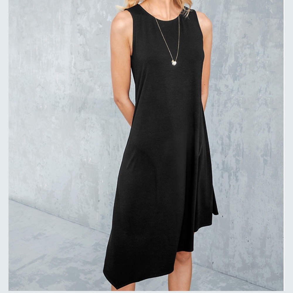 Elegant Black Sleeveless Dress